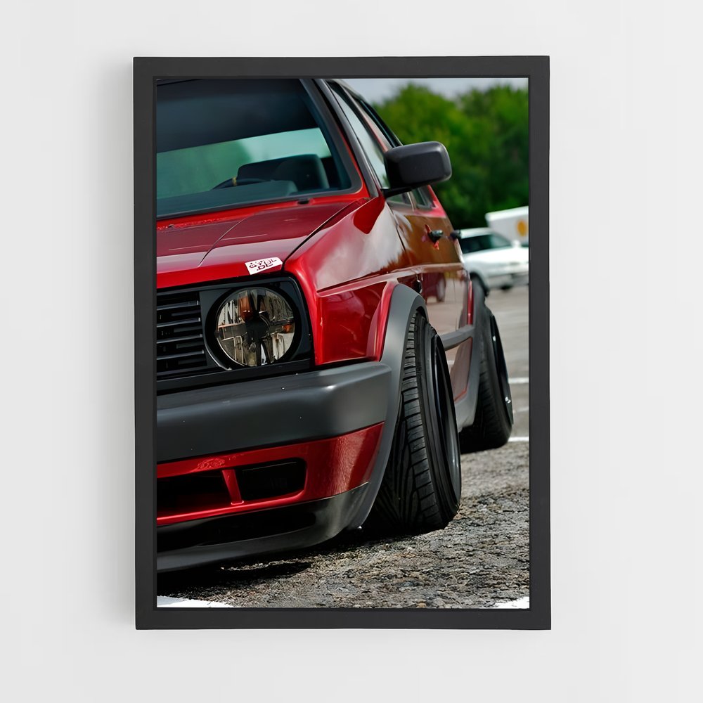 Poster GTI Passion – affiche Volkswagen (vue 2)